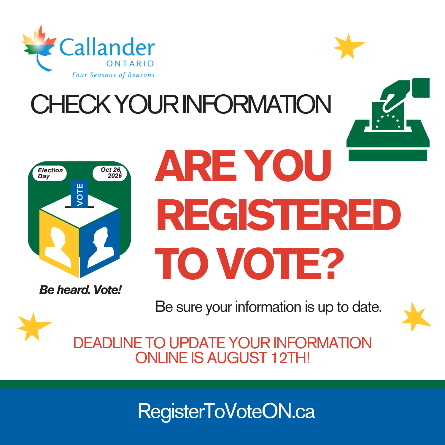 Have you checked your voter information yet?